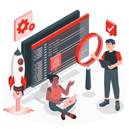 Custom web application interface example
